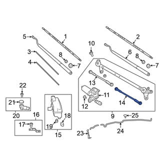 Nissan OE - Wiper Linkage