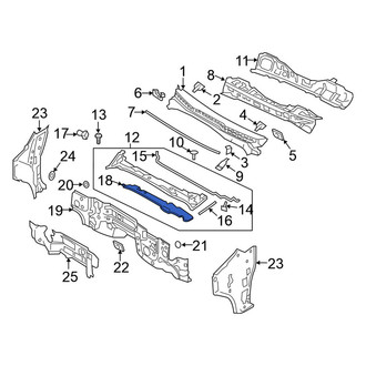 Nissan OE - Cowl Insulator