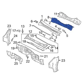 Nissan Titan Cowl Panels & Parts | Vent Grills — CARiD.com