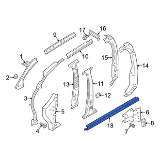Nissan OE - Left Rocker Panel