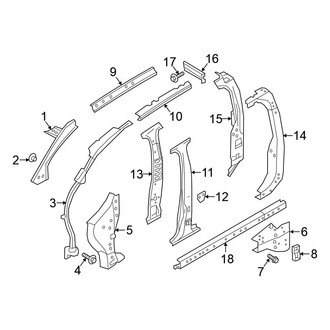 Nissan OE - Cab - Center Pillar