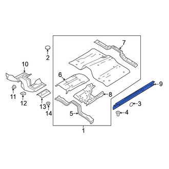Nissan OE - Front Right Floor Sill