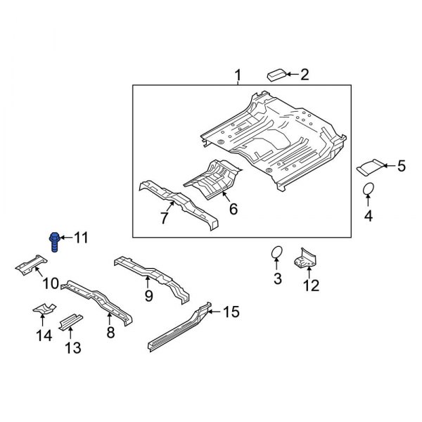 Floor Support Bolt