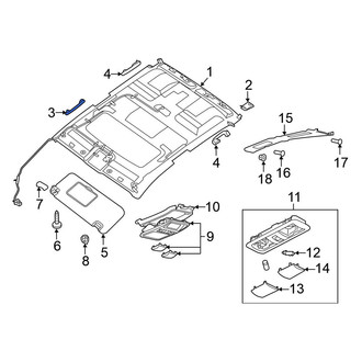 Nissan OE - Front Interior Grab Bar