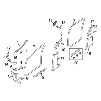 Nissan OE - Rear Interior Grab Bar