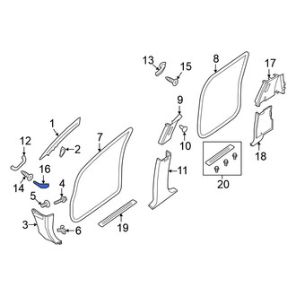 Nissan OE - Interior Grab Bar Cap