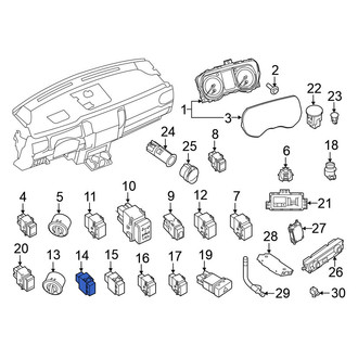 Nissan OE - Driver Information Display Switch