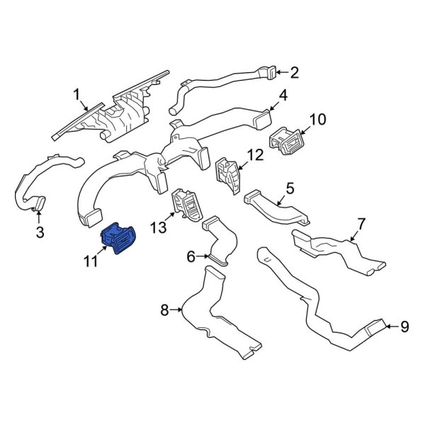 Dashboard Air Vent