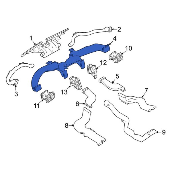 Instrument Panel Air Duct