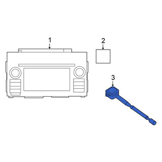 Nissan OE - GPS Navigation System Antenna