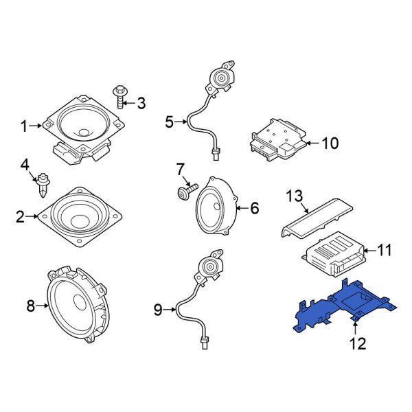 Radio Amplifier Bracket