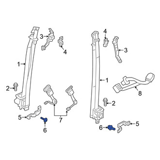 Nissan OE - Upper Seat Belt Lap and Shoulder Belt Bolt