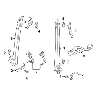Nissan OE - Restraint Systems - Front Seat Belts (Captains Chair)