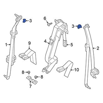 Nissan OE - Rear Seat Belt Anchor Plate Cover