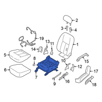 Nissan OE - Front Left Seat Track