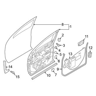 Nissan OE - Front Door - Door & Components