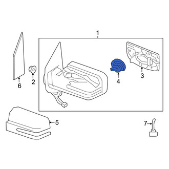 Nissan OE - Front Right Door Mirror Drive Motor