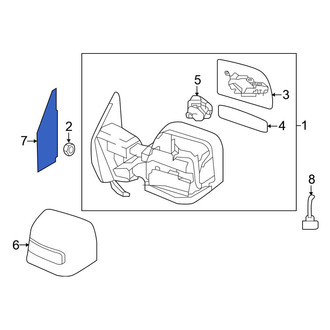 Nissan OE - Front Right Door Mirror Trim Ring
