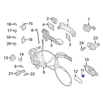 Nissan OE - Interior Door Handle Screw
