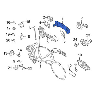 Nissan OE - Front Outer Exterior Door Handle