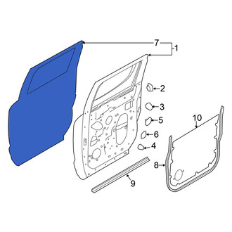 Nissan OE - Front Left Inner Door Interior Trim Panel