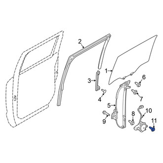Nissan OE - Seat Belt Lap and Shoulder Belt Screw