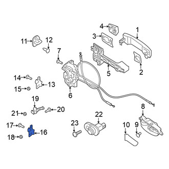 Nissan OE - Front Right Upper Door Hinge