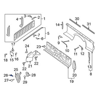 Nissan OE - Bumper Cover Screw