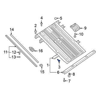 Nissan OE - Rear Truck Bed Floor Bolt