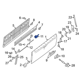 Nissan OE - Rear Tailgate Lock Actuator Motor