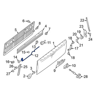 Nissan OE - Rear Tailgate Latch
