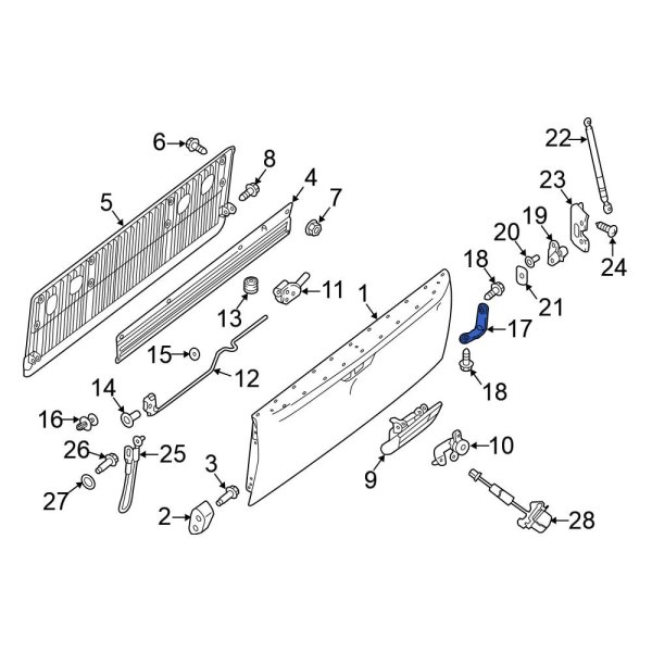 Tailgate Hinge