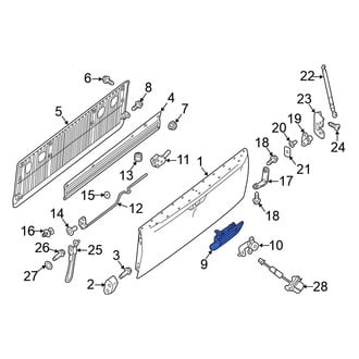 Nissan OE - Rear Tailgate Handle
