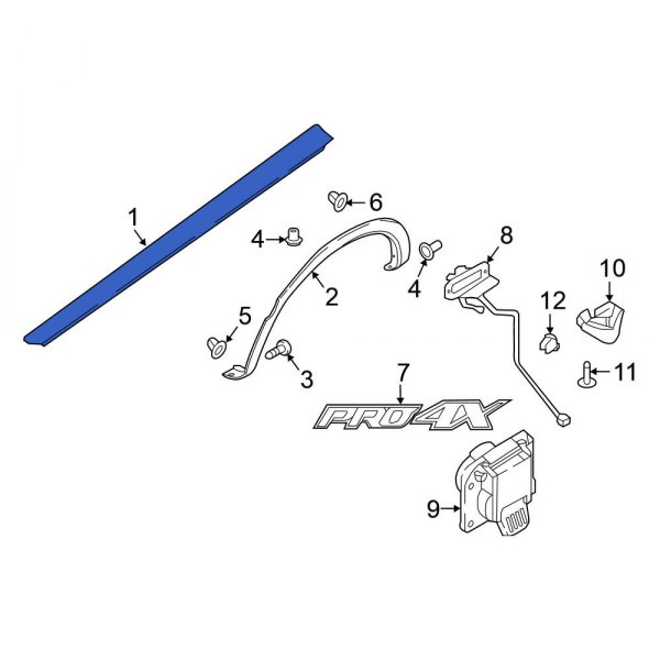 Truck Bed Side Rail