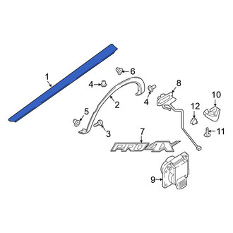 Nissan OE - Rear Left Truck Bed Side Rail