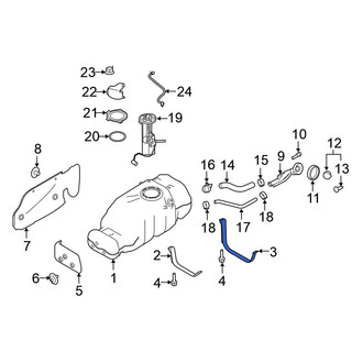 Nissan OE - Rear Fuel Tank Strap