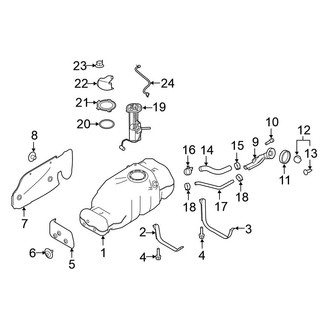 Nissan OE - Fuel System Components (5.0L)