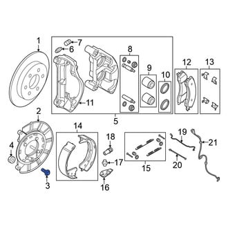 Nissan OE - Brake Backing Plate Bolt