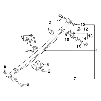 Nissan OE - Rear Suspension - Suspension Components