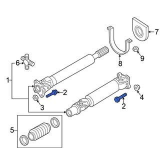 Nissan OE - Rear Drive Shaft Bolt