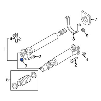 Nissan OE - Drive Shaft Nut