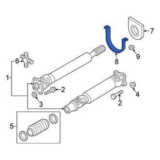 Nissan OE - Rear Drive Shaft Center Support