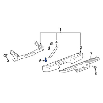 Nissan OE - Bumper Face Bar Bolt