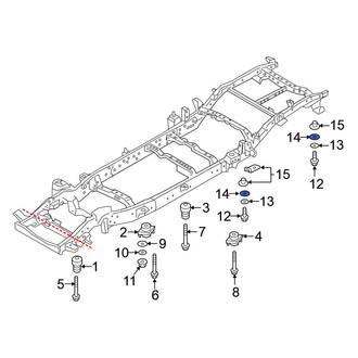 Nissan OE - Body Mount Cushion Washer