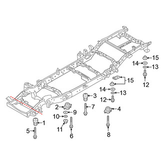 Nissan OE - Frame & Components (Frame Mounting), (Single Cab)