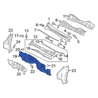 Nissan OE - Lower Firewall