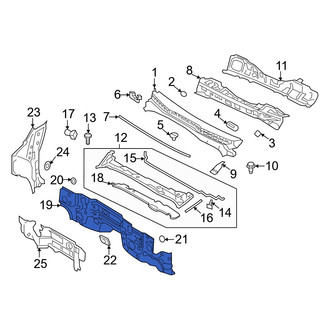 Nissan OE - Right Firewall