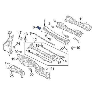 Nissan OE - Right Cowl Side Panel