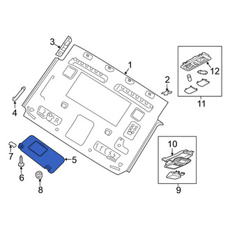 Nissan OE - Right Sun Visor