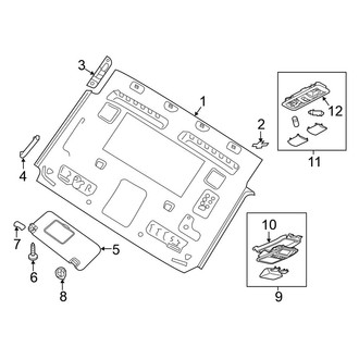 Nissan OE - Cab - Interior Trim (Roof Trim), (Single Cab)